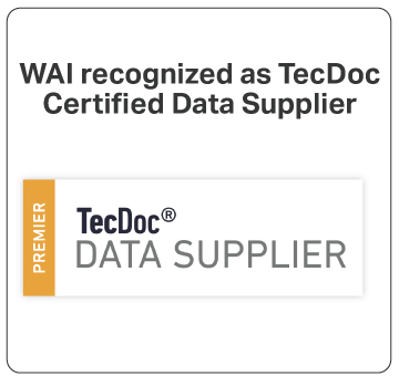 Certified TecDoc Supplier