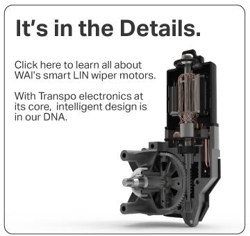 Its in the details - Smart LIN2 wiper motors