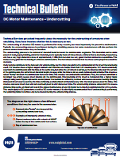 DC Motor Maintenance - Undercutting