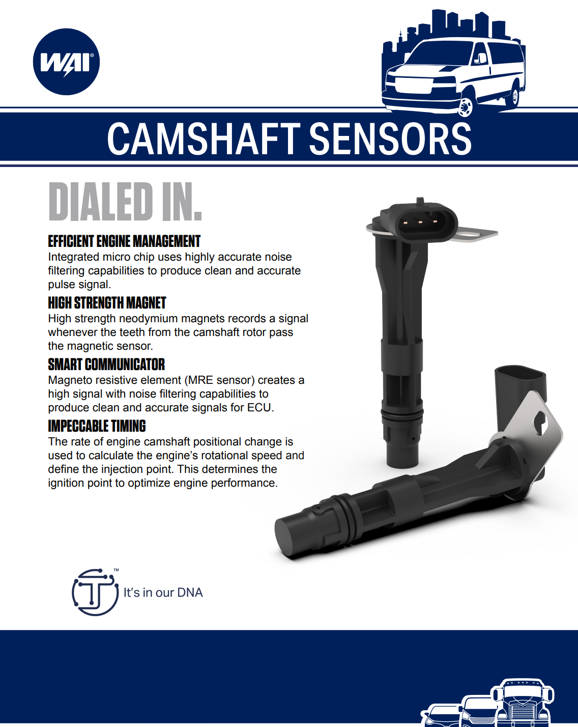 WAI Camshaft Sensors