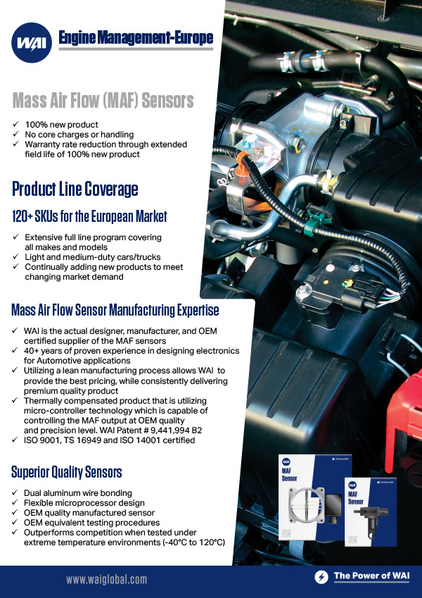 Mass Air Flow Sensors